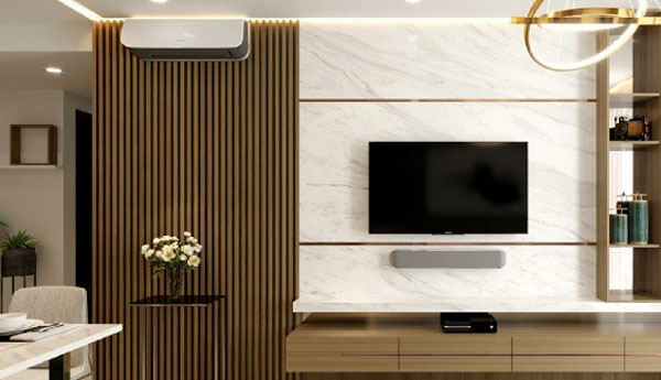 Chọn tấm ốp tường cho nhà chung cư