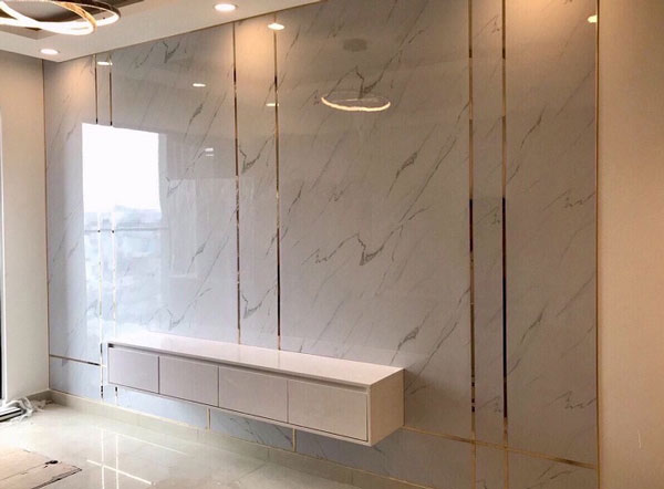 Hướng dẫn thi công tấm ốp tường giả gỗ giả đá
