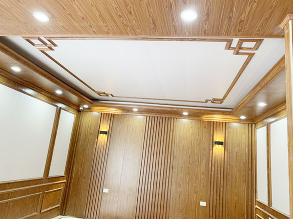 sản phẩm trần nhựa vân gỗ