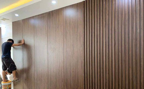 Thi công tấm nhựa ốp tường tại quận Lê Chân