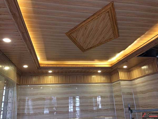 thi công trần nhựa giá rẻ an lão