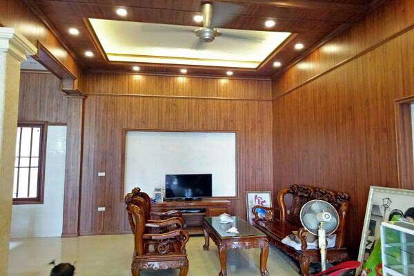 thi công trần nhựa tại kiến thụy